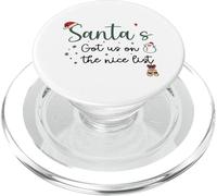Santa’s Got Us on the List Christmas Baby Announcement 2026 PopSockets PopGrip for MagSafe