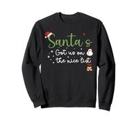 Santa’s Got Us on the List Christmas Baby Announcement 2026 Sweatshirt