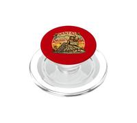 Santa’s Naughty Little Monkey Gibraltar Christmas Design PopSockets PopGrip for MagSafe