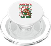 Santa’s Overworked Elf Funny Christmas Design PopSockets PopGrip for MagSafe