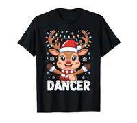 Santa’s Reindeer Ballet Dancer Xmas Christmas Group Costume T-Shirt