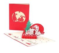 Santa’s Sleigh Ride 3D Pop Up Christmas Card