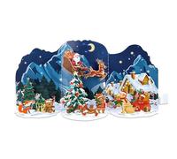 Santa’s Sleigh Ride 3D Pop Up Christmas Card
