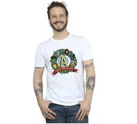 Santa´s Super Helpers T-Shirt Marvel White 5XL
