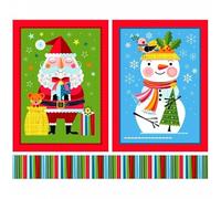 Santa Sack Fabric - Christmas Santa Sack - Cotton - Panel - NU302 - Panel 90 cm x 110 cm