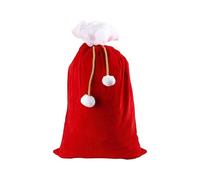 Santa Sack for Candy - Large Christmas Drawstring Gift Pouch | Festive Holiday Bag for Candy, Treats, Stocking Fillers, Chocolate, Handmade, Kids, Teens, Party Favors, Classroom, Office, Event O