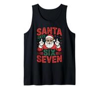 Santa Says Six Seven Funny Christmas Holiday Tank Top