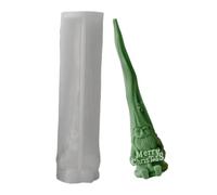 Santa Shaped Scented Gypsum Mold Practical Silicone Molds Desktops Ornament Home Decoration Molds Soft Pottery