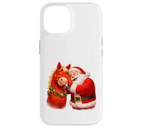 Santa Sharing Secrets With Horse Case for iPhone 14