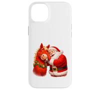 Santa Sharing Secrets With Horse Case for iPhone 14 Plus