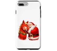 Santa Sharing Secrets With Horse Case for iPhone 7 Plus/8 Plus