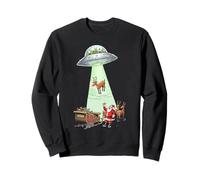 Santa Sleigh Alien Abduction Sweatshirt