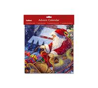 Santa Sleigh Square Advent 28 cm x 28 cm