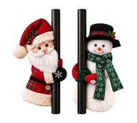Santa Snowman Handle Gloves, Christmas Decor Gloves | Cute Character Design Makes It Ideal For Holiday Party Dress Up And Scene Decoration