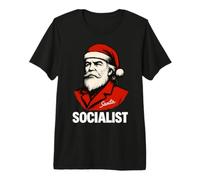 Santa Socialist Socialism Anti-Capitalist Progressive Premium T-Shirt