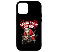 Santa Stays on Top - Holiday Pressure Mindset Case for iPhone 12/12 Pro