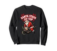 Santa Stays on Top - Holiday Pressure Mindset Sweatshirt