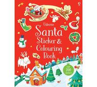 Santa Sticker and Colouring Book