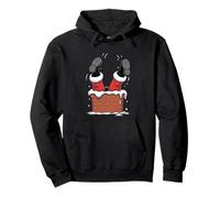 Santa stuck in chimney funny christmas holiday Pullover Hoodie