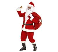 Santa Suit Super Deluxe Costume For Father Christmas Fancy Dress - santa father christmas suit super deluxe costume fancy dress