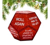 Santa Swap Dice Game 12 Sides Roll To Give Pass Or Re Roll Christmas | Roll The Santa Swap Dice To Give, Pass, Or Re Roll , Making Each Exchange Round Simple And Easy To Follow