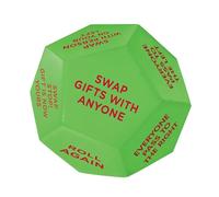 Santa Swap gi-ft Exchange Dice,Christmas Exchange Dice Game,Exchange Roll For It Dice Game,12 Different Sides Dice,Fun Dice Games For Women And Men