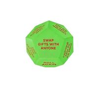 Santa Swap Gift Exchange Dice - 12 Different Sides Christmas Birthday Party Gift Exchange Dice,Game Dices for Family Christmas Parties Kids (1PC)