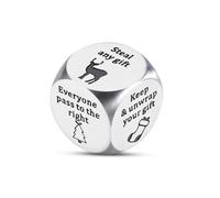 Santa Swap Gift Exchange Dice Christmas Exchange Dice Game Stocking Stuffers for Women Men White Elephant Gifts for Adults Secret Santa Gifts Christmas Party Gifts for White Elephant Gift Exchange