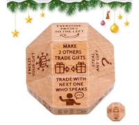 Santa Swap Gift Exchange Dice Exchange Gifts Dice Games Hilarious Game Gifts for Xmas Stocking Stuffers Gift Exchange Dice for Christmas Party and Family Night Holiday White Elephant Gifts for Adults