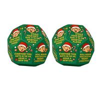 Santa Swap Gift Exchange Dice,Game Dice for Christmas Parties, Office Team Building, Family Gatherings & Secret Santa | Fun Large 3 inch Party Game for Adults Kids Teens Groups (7.6cm) (1)