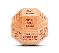 Santa Swap Gifts Exchange Dice Gag Gift for Christmas Party 2025 Stocking Stuffers for Women Men Best White Elephant Gifts for Adults Family Secret Santa Gift 1PCS 18 Sides