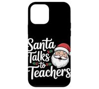 Santa Talks To Teachers Christmas Case for iPhone 12 mini