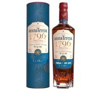 Santa Teresa 1796 Triple Aged Solera Dark Rum, 40% ABV, 70cl | Triple Aged Solera Venezuelan Rum, Single Estate, Premium Spirits, Perfect for Cocktail Gifting, 700ml