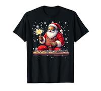 Santa The Busy Welder - Forging Festive Sparks T-Shirt