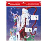 Santa & The Moon with Stickers December 2016-2017 Advent Winter Holiday Christmas Planner Calendar 12inch x 12inch (Flame Tree Publishing)