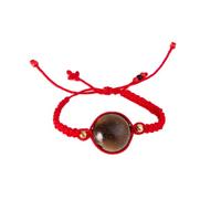SANTA VISTA Ojo de Venado - Mal de Ojo Bracelet |Hilo Rojo/Red String|, L, seed
