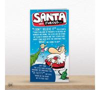 Santa Was Furious... - Funny Cartoon Christmas Card