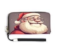 Santa Wearing Glasses Fashion Shopping Tote Bag,Designer Shoulder Handbags,Womens Purse Handbags,Hobo Bags Cute Storage Bag for Women, Style, 20.0*10.5cm