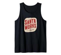 Santa Works One Day Speech Costume Tank Top
