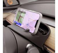 SANTACIN Tesla Model Y/Model 3 Phone Holder Display Mount Rear Organizers, The Steering Wheel Sunglasses Storage Box, Car Dashboard Storage Tray