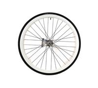 Santafixie 30mm Coaster Brake Rear Wheel + Inner Tube + Tire - White
