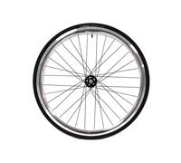 Santafixie 30mm Front Wheel + Inner Tube + Tire - Silver/Black