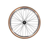 Santafixie 30mm Front Wheel + Inner Tube + Tire - Silver/Black Classic