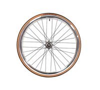 Santafixie 30mm Rear Wheel + Inner Tube + Tyre - Silver/Black Classic
