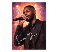 Santan Dave Art Styled Signed Poster Print - Limited Edition Autograph Fan Gift, Collectible Memorabilia Wall Art Merchandise - The Boy Who Played the Harp 2026 Tour (A4 Unframed)