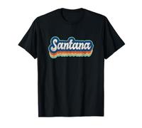 Santana First Name Boy Vintage Style 70s 80s Personalized T-Shirt