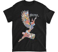 Santana Men's Supernatural Angel T-Shirt, Black, Large