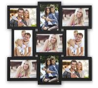 Santander Black Multi Aperture Photo Frame For 9 7x5 Photos