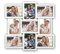Santander White Multi Aperture Photo Frame For 9 7x5 Photos