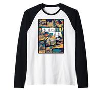 Santaneco Identity El Salvador Western Region Graphic Raglan Baseball Tee